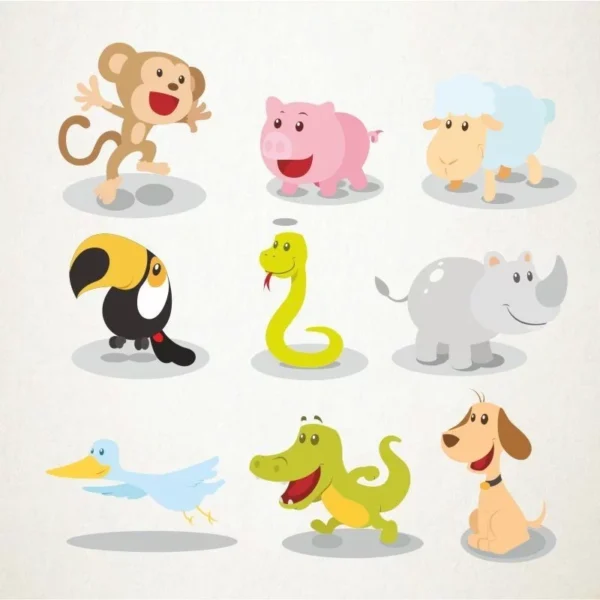 animales alegres