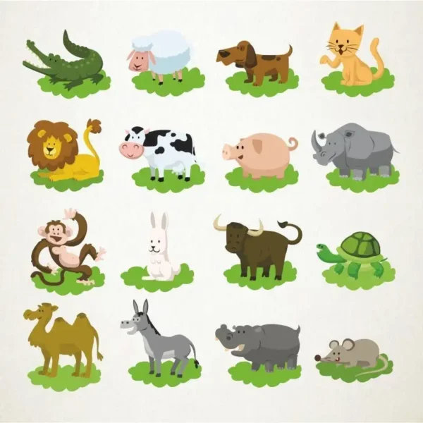 animales felices